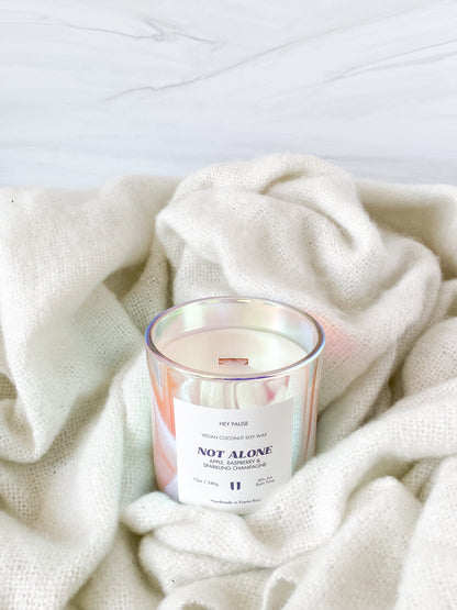 Not Alone: Apple, Raspberry & Sparkling Champagne - 12oz