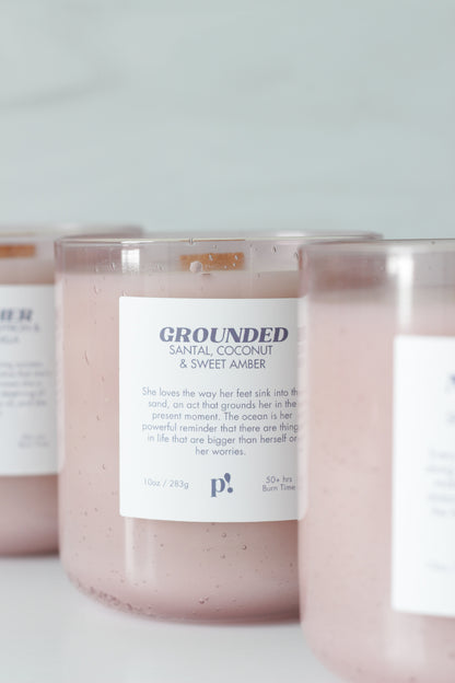 Grounded: Santal, Coconut & Sweet Amber - 10oz